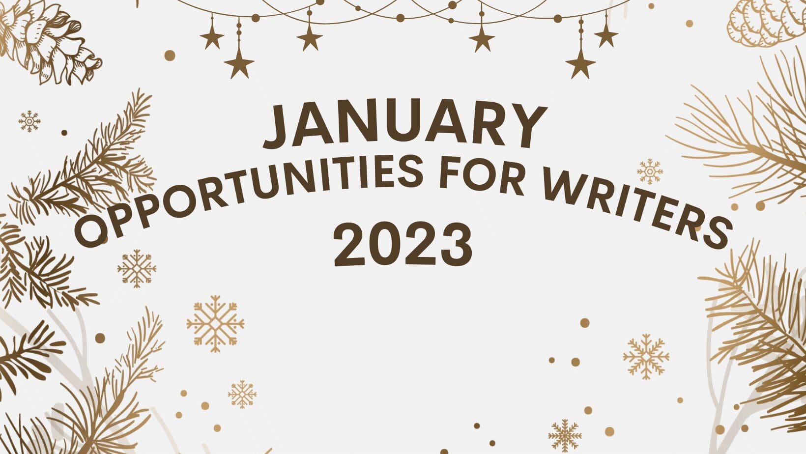 Opportunities for Writers - January 2023 - Indiana Writers Center